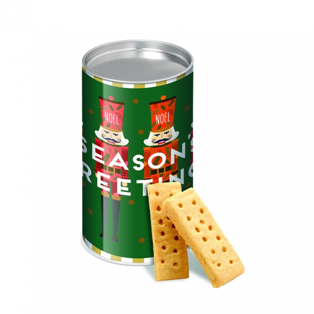 Winter Collection – Small snack tube – Mini Shortbread Biscuits