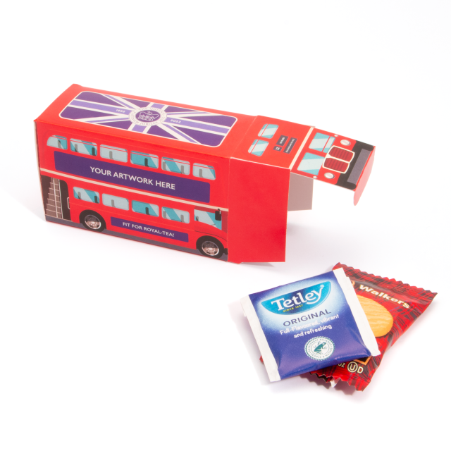 Platinum Jubilee – Eco Bus Box – Tea & Biscuits