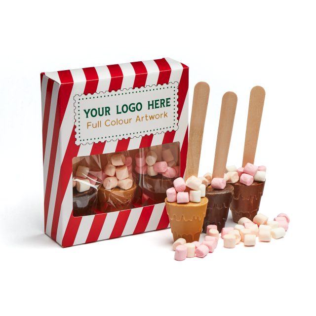 Winter Collection – Trio of Hot Chocolate Spoon Gift – Gold, Milk & Dark
